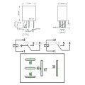 Automotive 12V 40A 4 PIN RELAY TIME DELAY